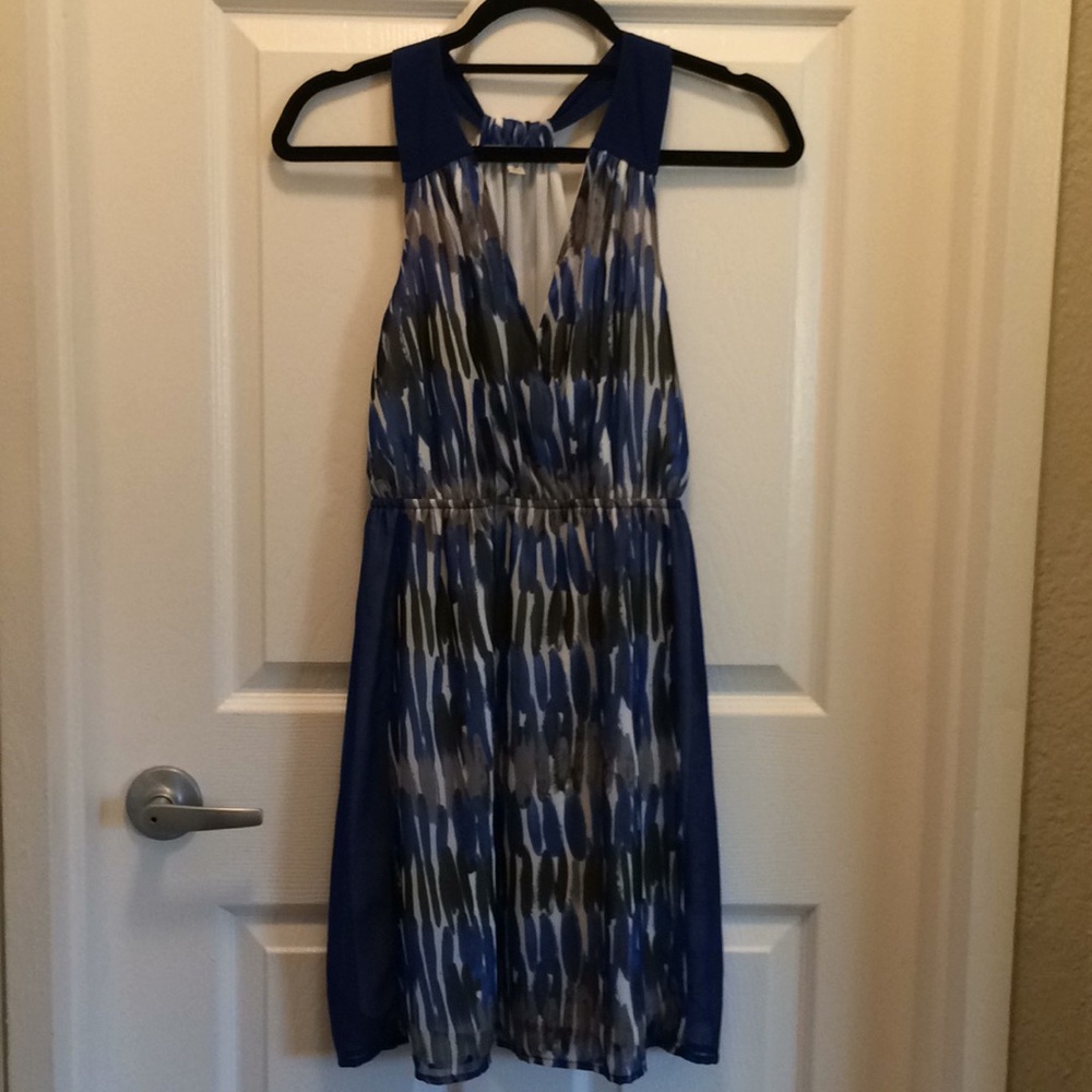 Ya Los Angeles Blue Patterned Dress